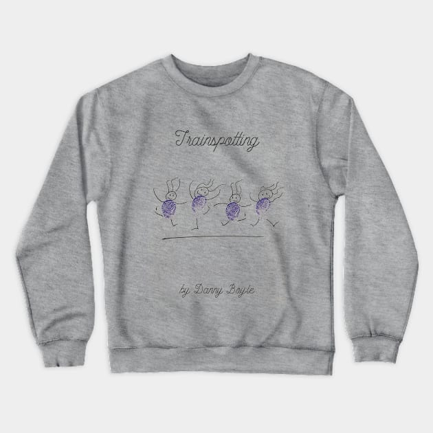 Trainspotting for Kids Crewneck Sweatshirt by Ksenia L